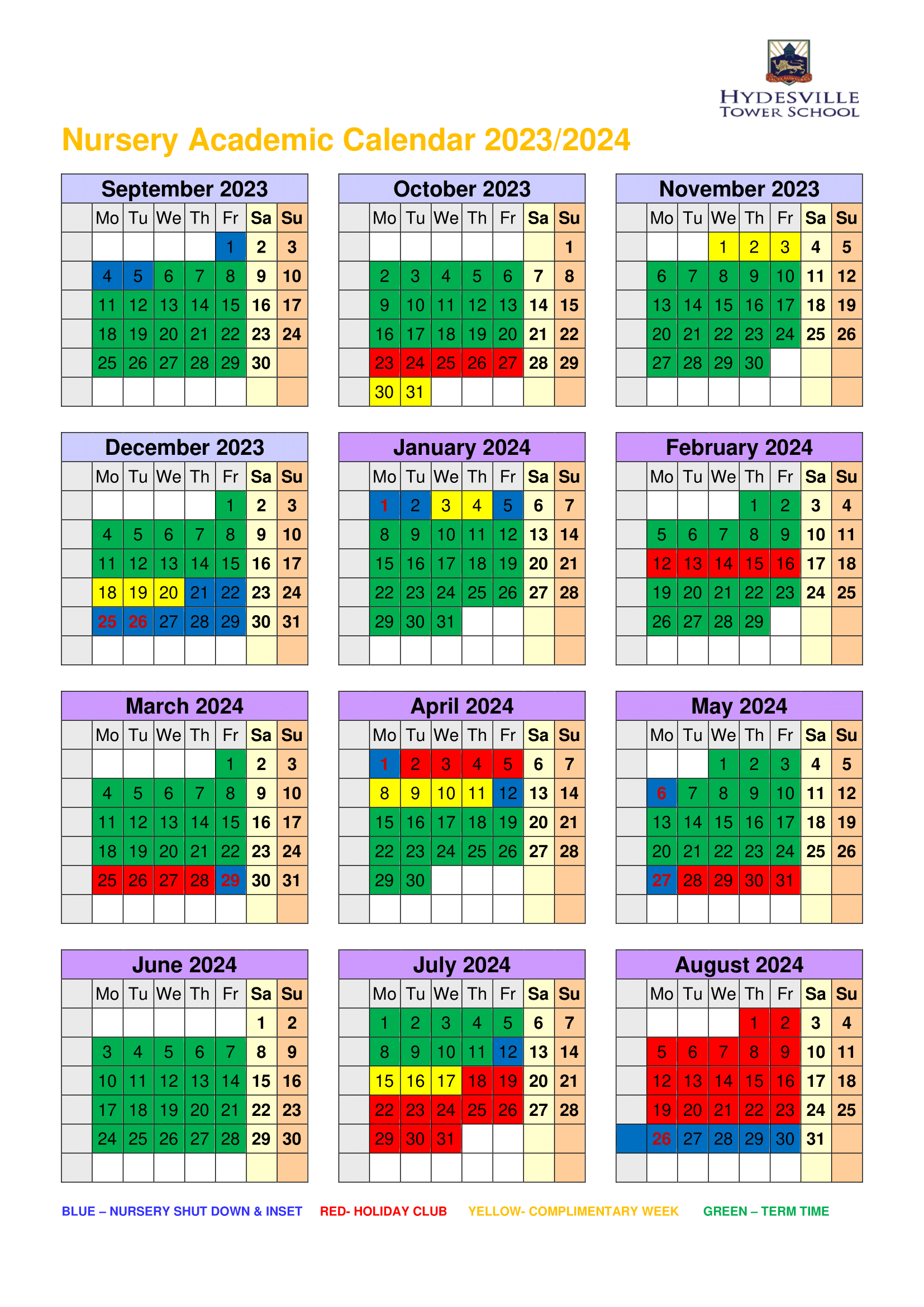 Hydesville Tower School Term Dates Private School Holidays